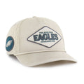 Philadelphia Eagles NFL 47 Brand Men Beige Cairn Rope Hitch Snapback Hat product image 1, provided for visual reference and