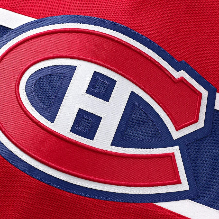 Alex Newhook Montreal Canadiens NHL Fanatics Branded Men Red Pro-Stitched Premium Jersey product image 4, provided for