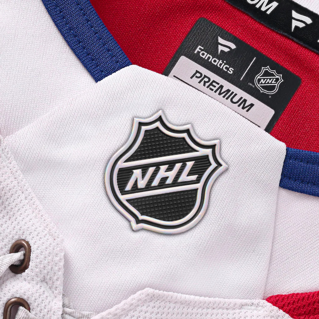 Lane Hutson Montreal Canadiens NHL Fanatics Branded Men White Pro-Stitched Premium Jersey product image 5, provided for