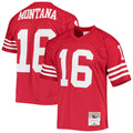 Joe Montana San Francisco 49ers NFL Mitchell & Ness Men Scarlet 1990 Legacy Replica Jersey product image 1, provided for