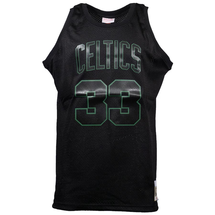 Larry Bird Boston Celtics NBA Mitchell & Ness Men Black Dynamic Hardwood Classics Swingman Jersey product image 2, provided