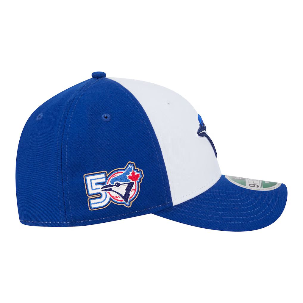 Toronto Blue Jays MLB New Era Men Royal/White 9Forty 50th Anniversary Side Patch Player Replica Snapback product image 6,