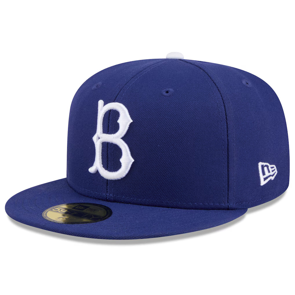 Brooklyn Dodgers MLB New Era Men Navy 59Fifty Jackie Robinson Day 2026 Side Patch Fitted Hat product image 2, provided for
