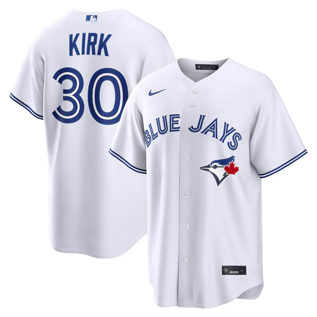 Alejandro Kirk Toronto Blue Jays MLB Nike Men White Home Replica Jersey product image 3, provided for visual reference and