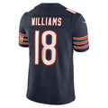 Caleb Williams Chicago Bears NFL Nike Men Marine Vapor F.U.S.E. Limited Jersey product image 1, provided for visual