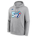 Toronto Blue Jays MLB Nike Men Dark Grey Heather 50th Anniversary Ballpark Legend Pullover Hoodie product image 1, provided