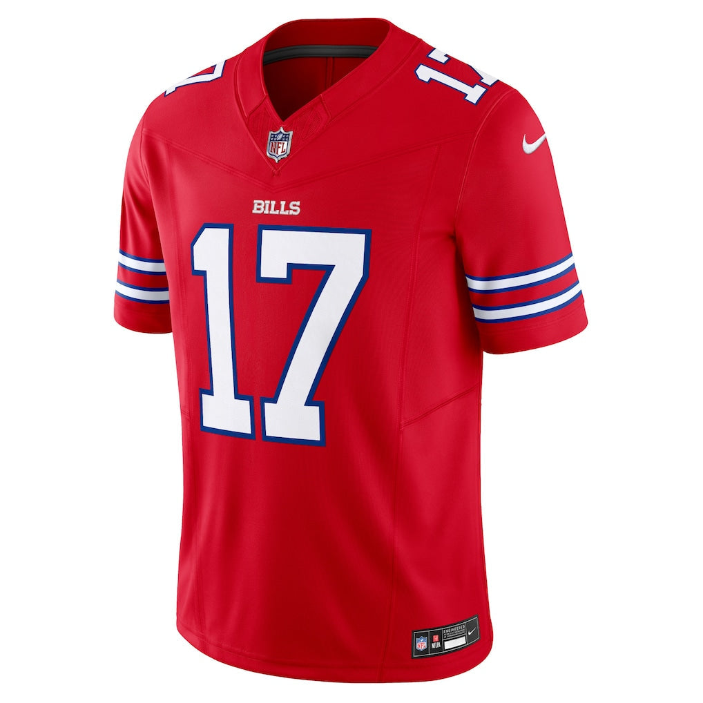 Josh Allen Buffalo Bills NFL Nike Men University Red Vapor F.U.S.E. Limited Jersey product image 2, provided for visual