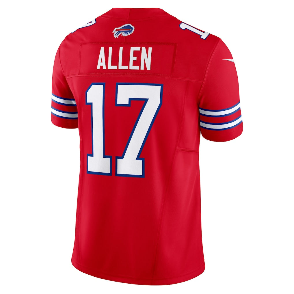 Josh Allen Buffalo Bills NFL Nike Men University Red Vapor F.U.S.E. Limited Jersey product image 1, provided for visual