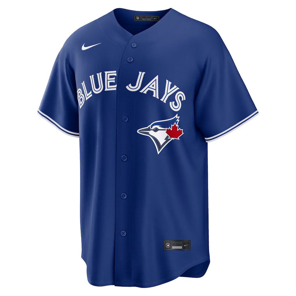 Toronto Blue Jays MLB Nike Men Royal Blue Alternate Replica Jersey product image 1, provided for visual reference and
