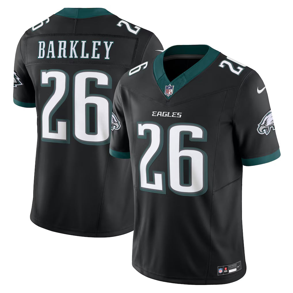 Saquon Barkley Philadelphia Eagles NFL Nike Men Black Vapor F.U.S.E. Limited Jersey product image 3, provided for visual