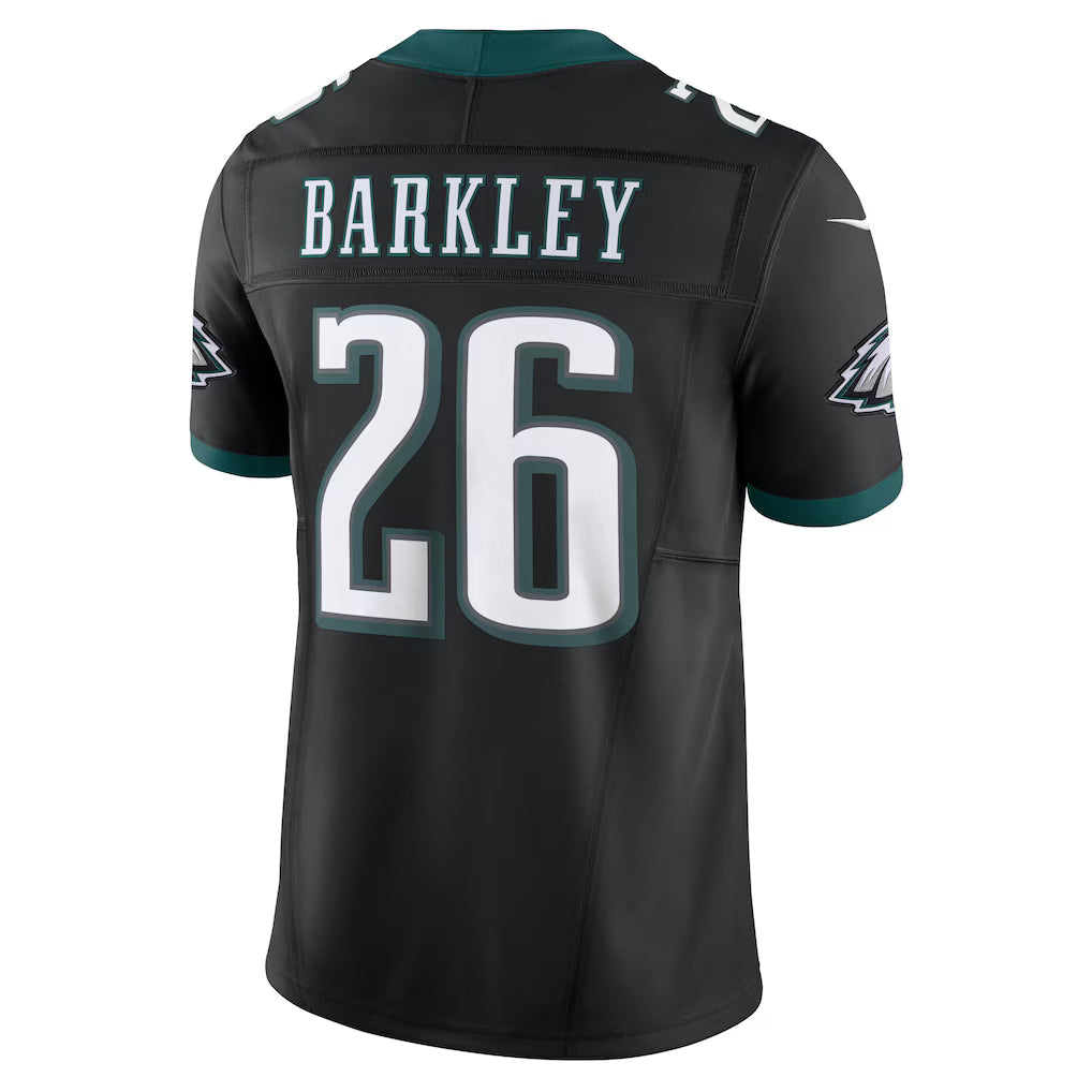 Saquon Barkley Philadelphia Eagles NFL Nike Men Black Vapor F.U.S.E. Limited Jersey product image 1, provided for visual