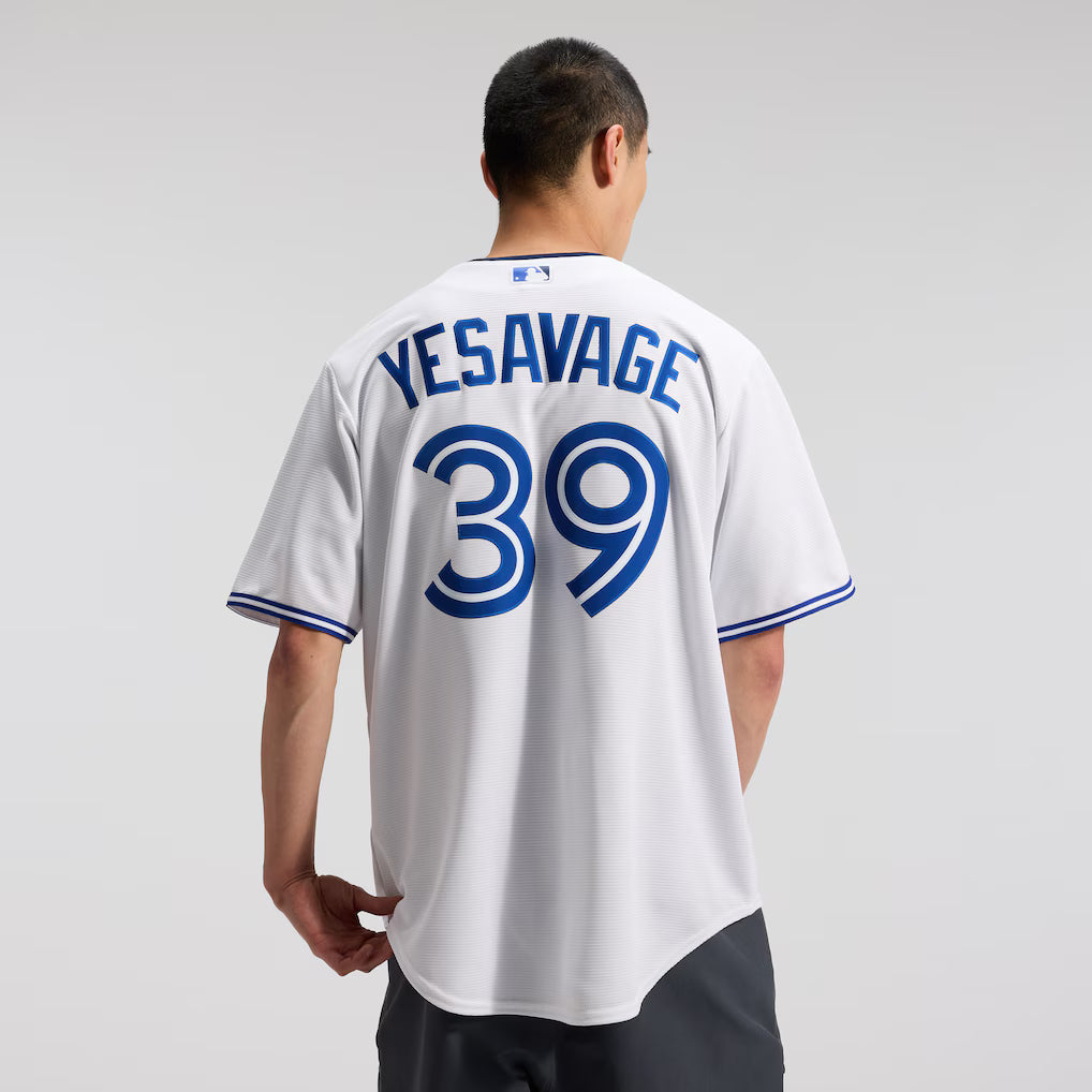 Trey Yesavage Toronto Blue Jays MLB Nike Men White Replica Jersey product image 6, provided for visual reference and product