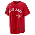Toronto Blue Jays MLB Nike Men Sports Red Alternate 50th Season Patch Stadium Jersey product image 1, provided for visual