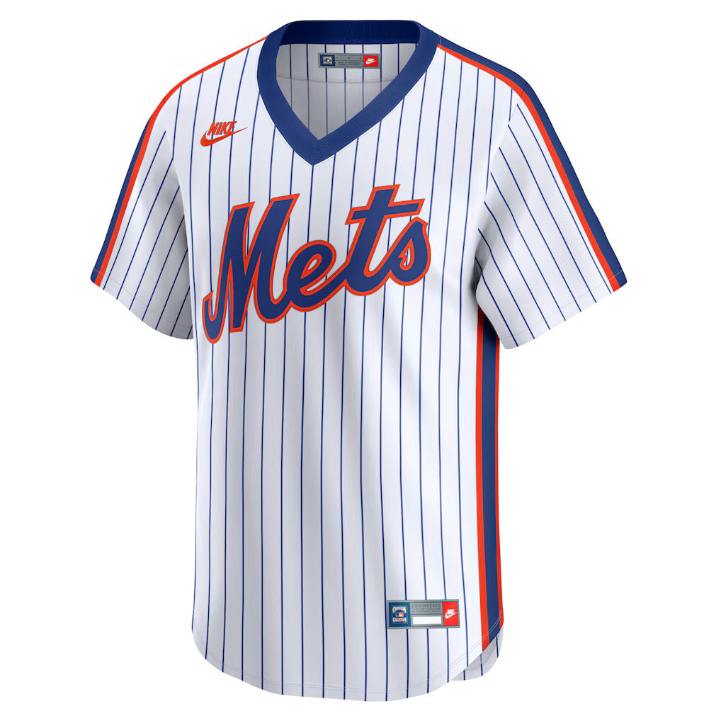 New York Mets MLB Nike Men White Cooperstown Collection Limited Jersey product image 1, provided for visual reference and