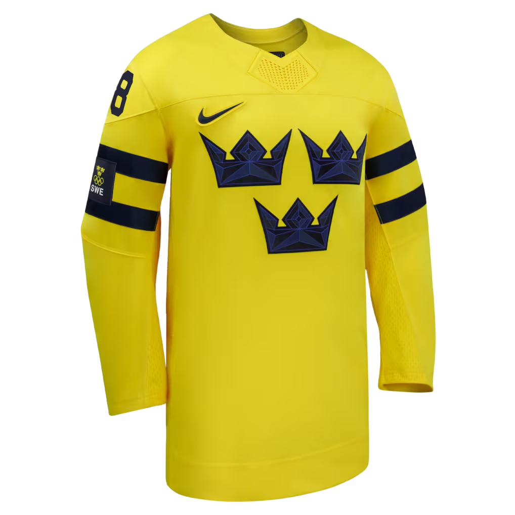 William Nylander Sweden Hockey IIHF Nike Men Yellow 2026 Pro-Stitched Replica Jersey product image 3, provided for visual