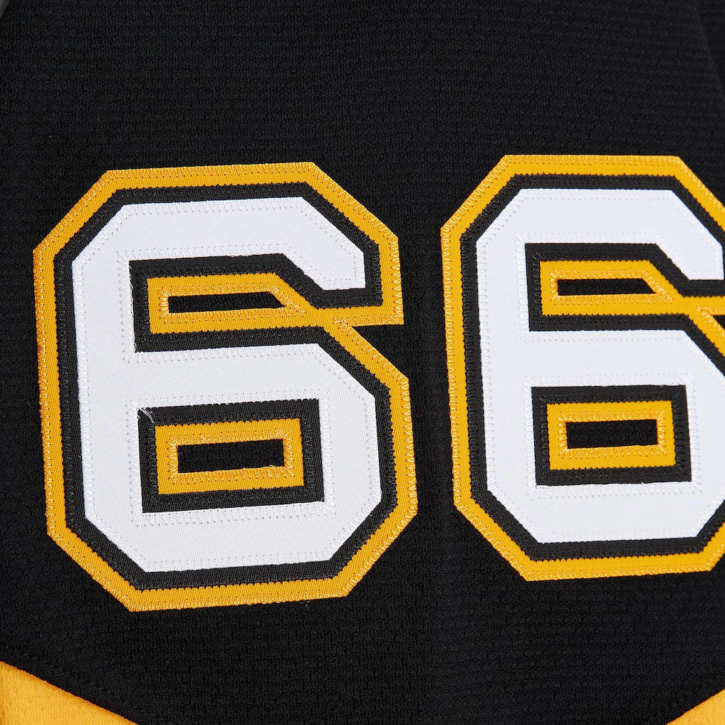 Mario Lemieux Pittsburgh Penguins NHL Mitchell & Ness Men Black 1996-97 Power Play Authentic Jersey product image 6,