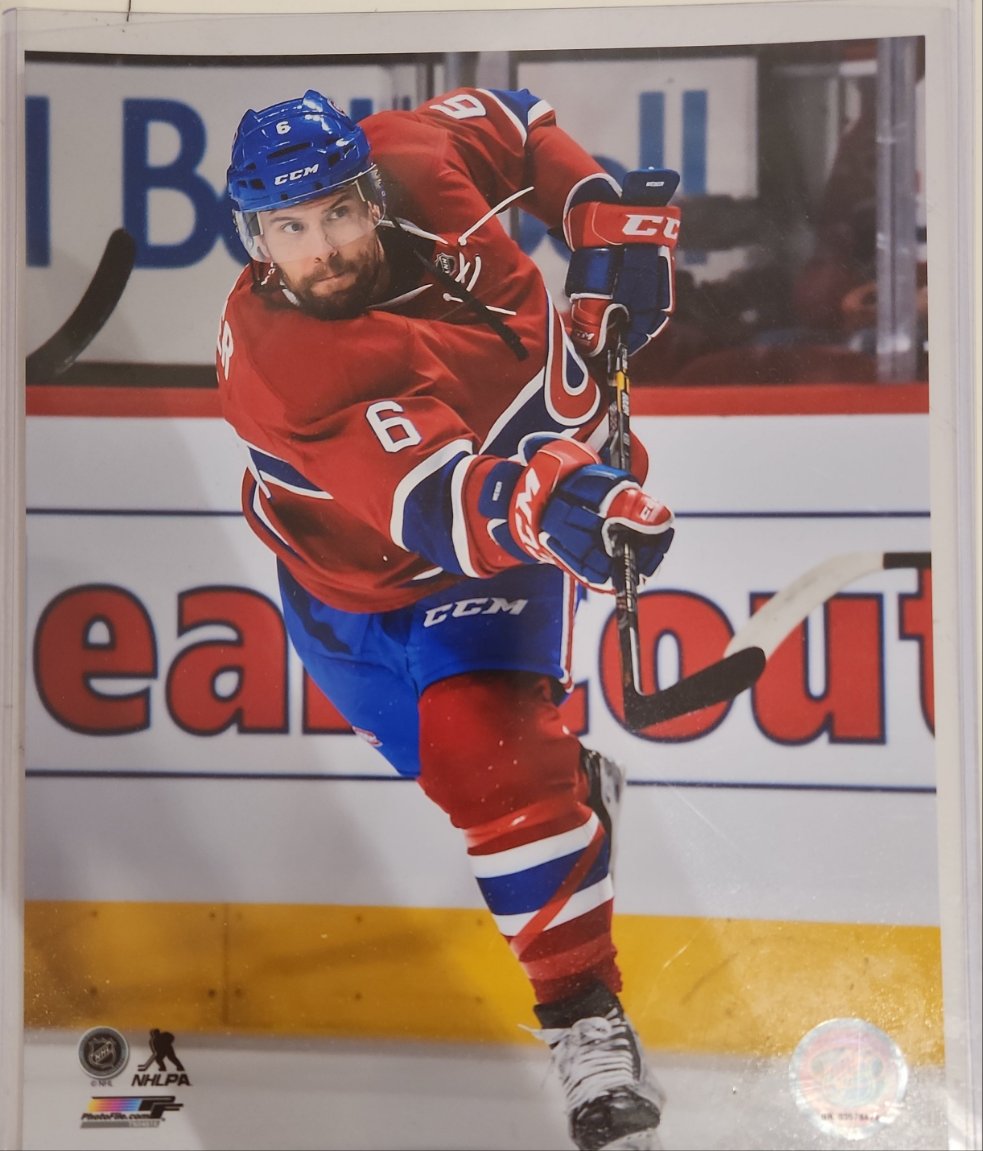 Shea Weber Montreal Canadiens NHL 8"x10" Player Photograph product image 1, provided for visual reference and product detail