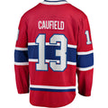 Cole Caufield Montreal Canadiens NHL Fanatics Branded Men Red 13 Breakaway Jersey product image 1, provided for visual
