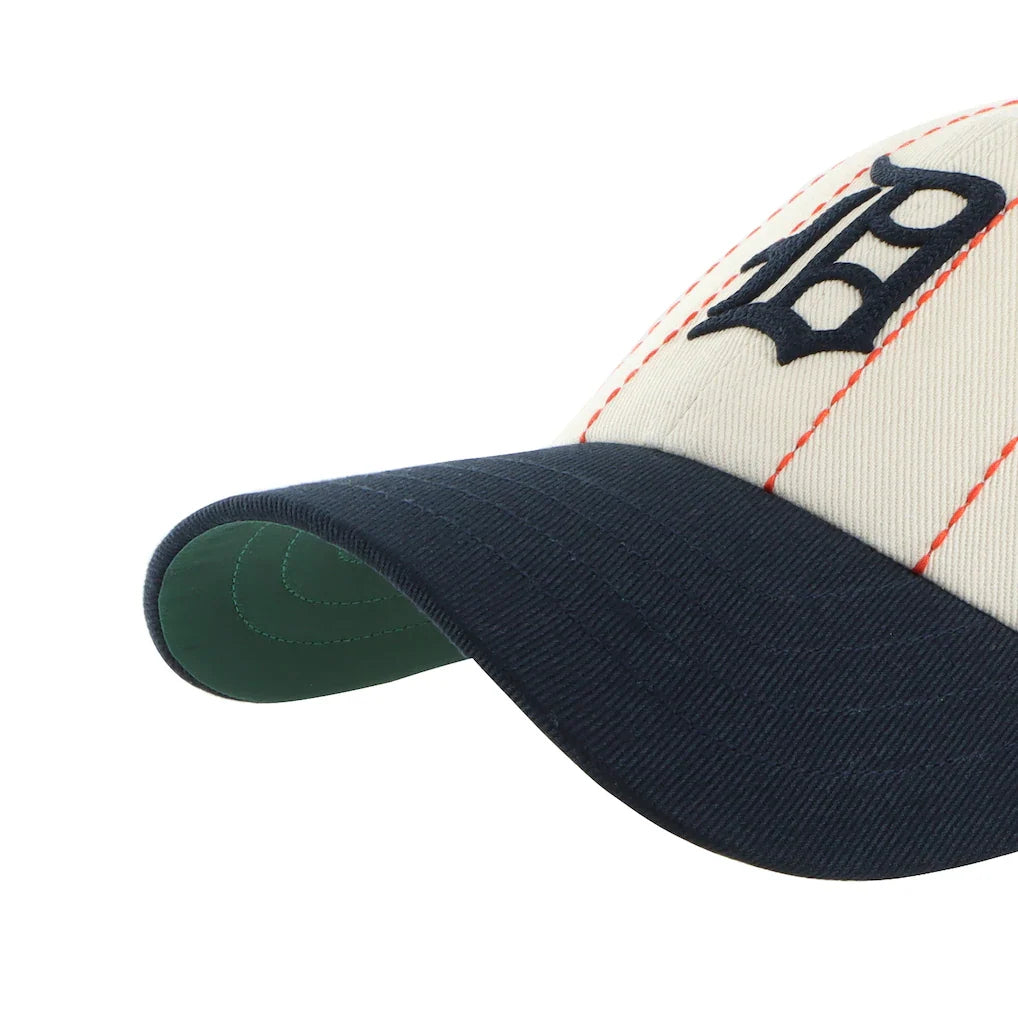 Detroit Tigers MLB 47 Brand Men Beige Rawlings Pinstripe Clean Up Adjustable Hat product image 4, provided for visual
