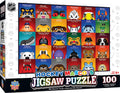 NHL Masterpieces Mascots 100 Piece Kids Jigsaw Puzzle product image 1, provided for visual reference and product detail