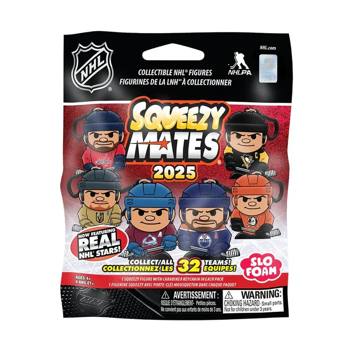 SqueezyMates NHL Party Animal 2025 Blind Pack product image 1, provided for visual reference and product detail review
