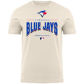 Toronto Blue Jays MLB Bulletin Men Beige Natural Line Drive T-Shirt product image 1, provided for visual reference and