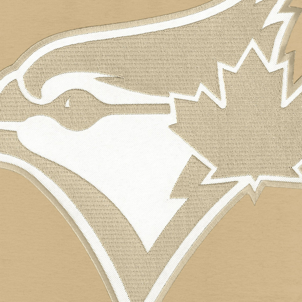 Toronto Blue Jays MLB Bulletin Men Wheat Twill Tonal Logo Crew Sweater product image 2, provided for visual reference and