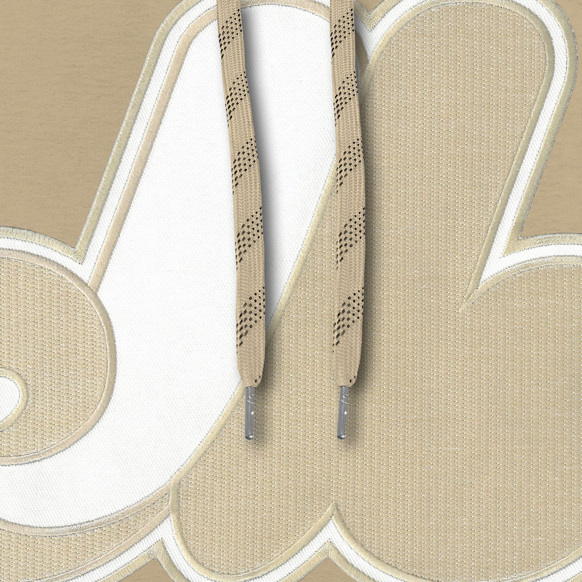 Montreal Expos MLB Bulletin Men Wheat Tonal Twill Logo Hoodie product image 2, provided for visual reference and product