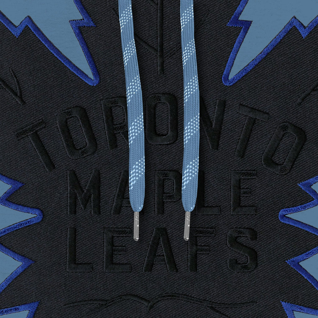 Toronto Maple Leafs NHL Bulletin Men Light Blue Back in Black Express Twill Logo Hoodie product image 2, provided for visual
