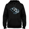 Utah Mammoth NHL Bulletin Men Black Express Twill Logo Hoodie product image 1, provided for visual reference and product