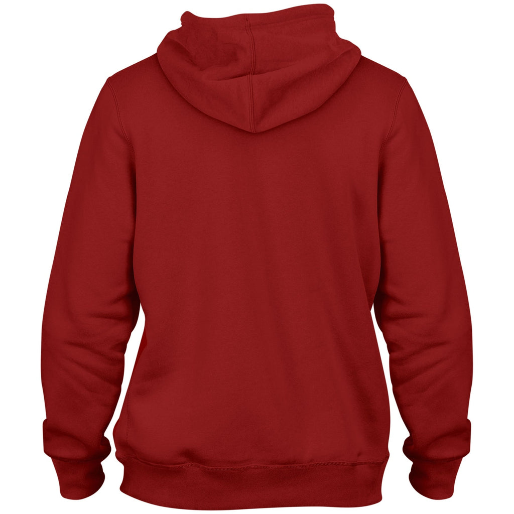 Montreal Alouettes CFL Bulletin Men Red Express Twill Retro Logo Hoodie product image 3, provided for visual reference and