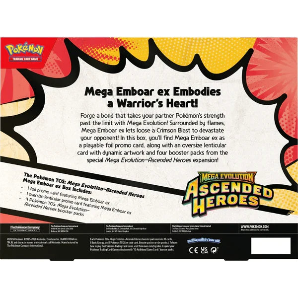 Pokémon TCG Mega Evolution Ascended Heroes Mega ex Box product image 8, provided for visual reference and product detail