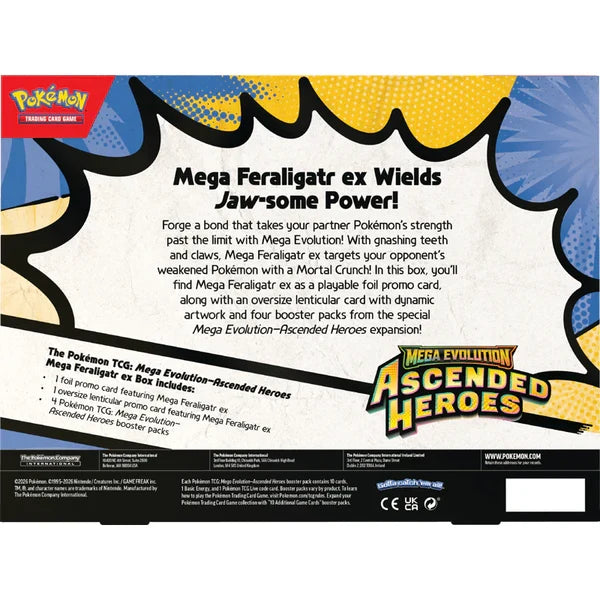 Pokémon TCG Mega Evolution Ascended Heroes Mega ex Box product image 2, provided for visual reference and product detail