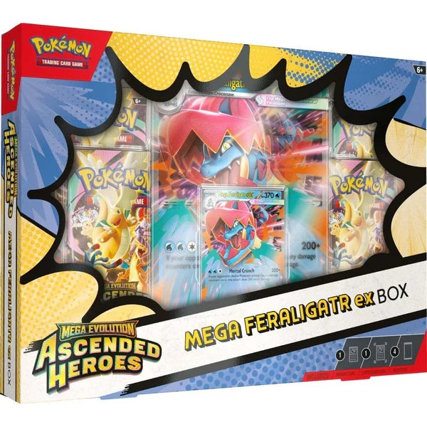 Pokémon TCG Mega Evolution Ascended Heroes Mega ex Box product image 1, provided for visual reference and product detail