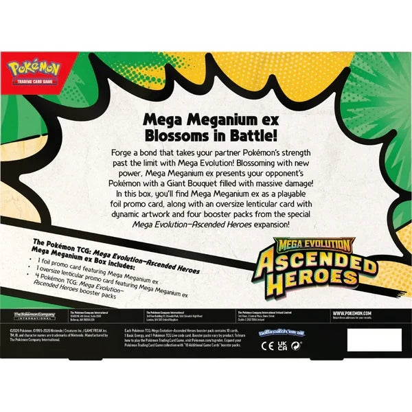 Pokémon TCG Mega Evolution Ascended Heroes Mega ex Box product image 5, provided for visual reference and product detail