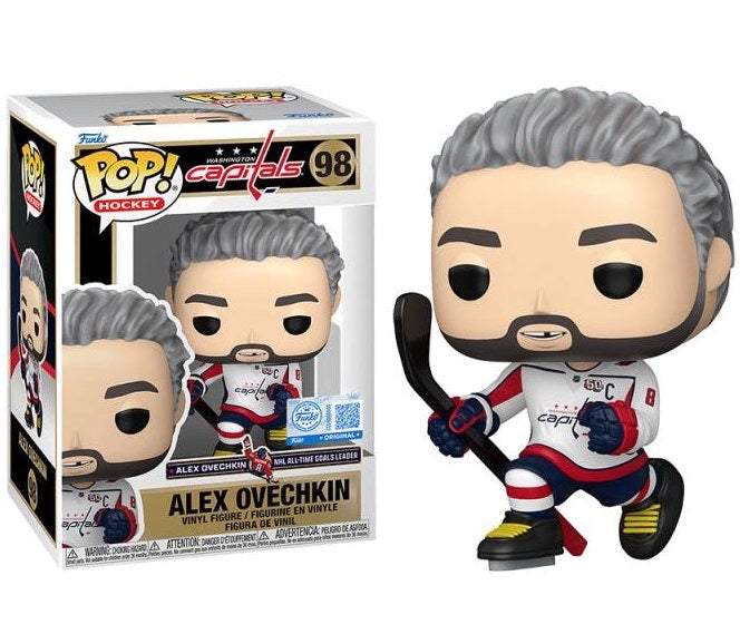 Alexander Ovechkin Washington Capitals NHL All-Time Goals Leader Funko POP Vinyl Figure #98 product image 1, provided for