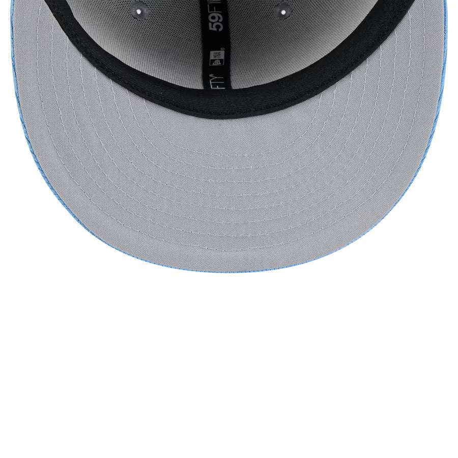Toronto Blue Jays MLB New Era Men Grey/Light Blue 59Fifty 2025 Batting Practice Fitted Hat product image 7, provided for