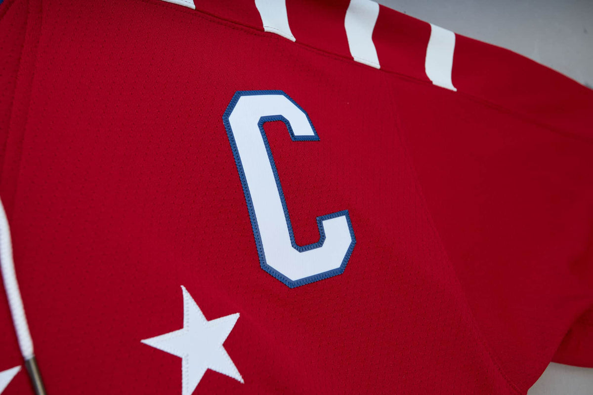 Alexander Ovechkin NHL Mitchell & Ness Men Red 2015 Blue Line Authentic Jersey product image 4, provided for visual
