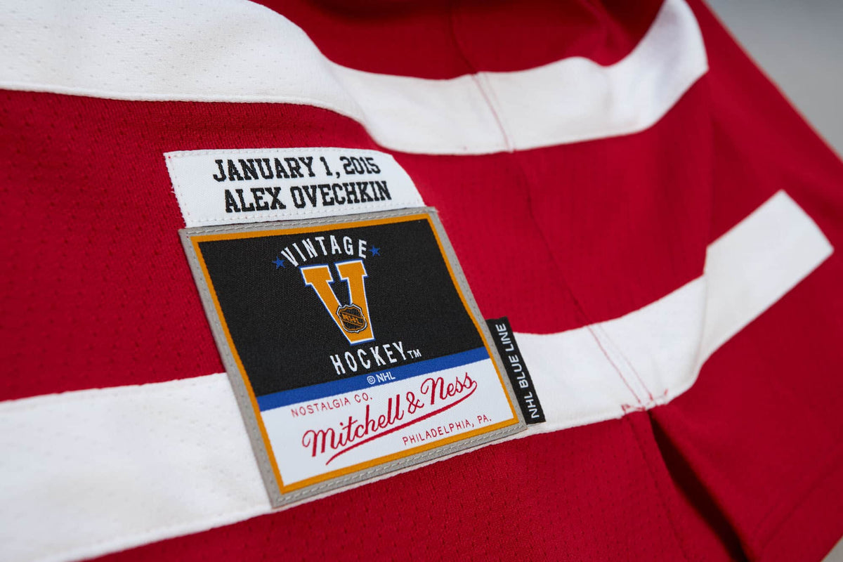Alexander Ovechkin NHL Mitchell & Ness Men Red 2015 Blue Line Authentic Jersey product image 5, provided for visual