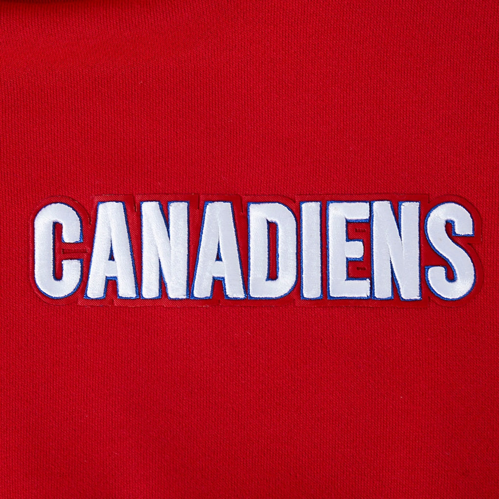 Montreal Canadiens NHL Pro Standard Men Red Wingspan Pullover Hoodie product image 7, provided for visual reference and