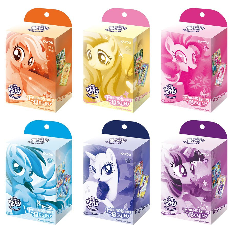 My Little Pony KAYOU Trading Card Game Friendships Begin Starter Deck Assortment (6) product image 2, provided for visual