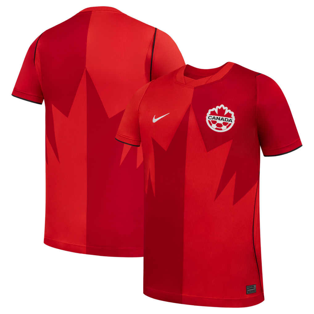Canada Soccer FIFA Nike Youth Red 2026 Home Stadium Replica Jersey product image 3, provided for visual reference and