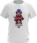 Jakub Dobes Montreal Canadiens NHL Mitchell & Ness Men White Milo T-Shirt product image 1, provided for visual reference and