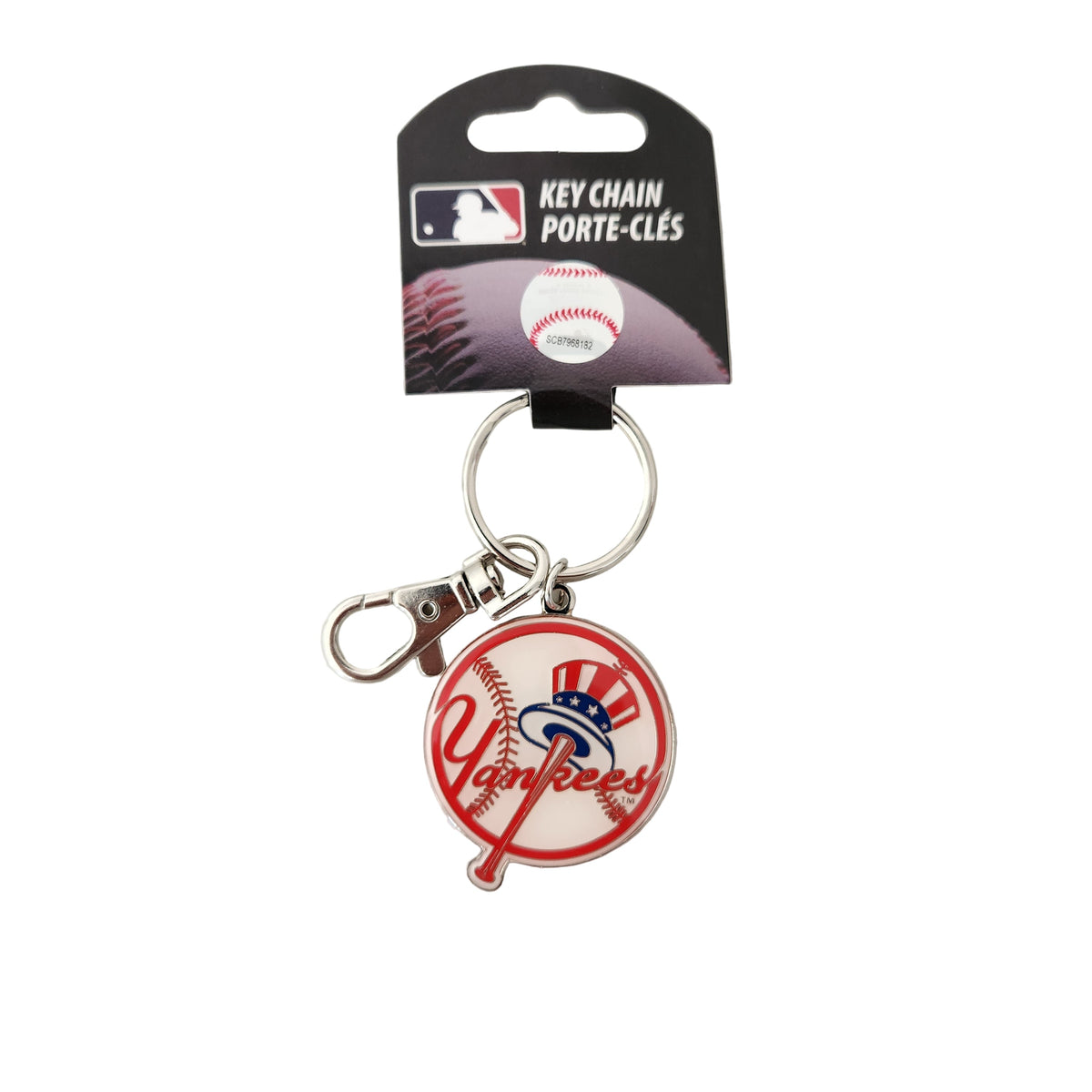 New York Yankees MLB TSV Team Logo Keychain product image 1, provided for visual reference and product detail review