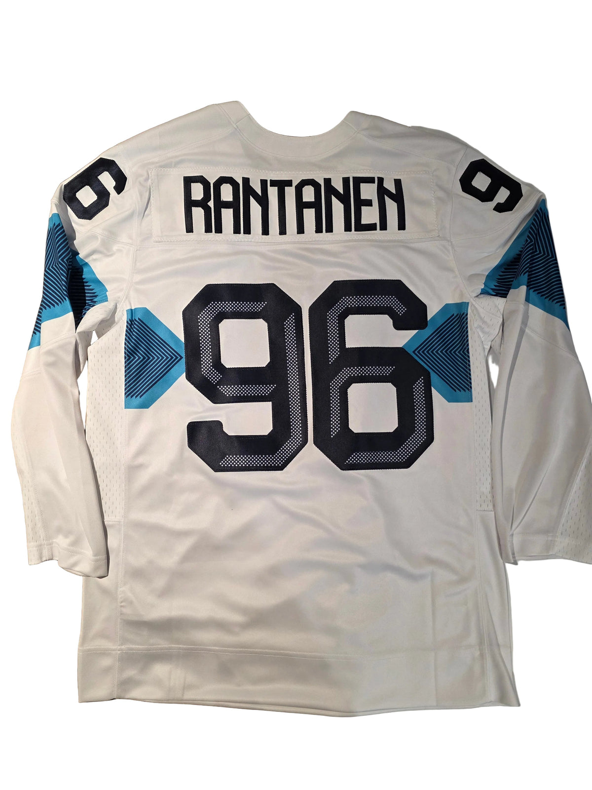 Mikko Rantanen Finland Hockey IIHF Nike Men White 2026 Pro-Stitched Away Replica Jersey product image 4, provided for visual