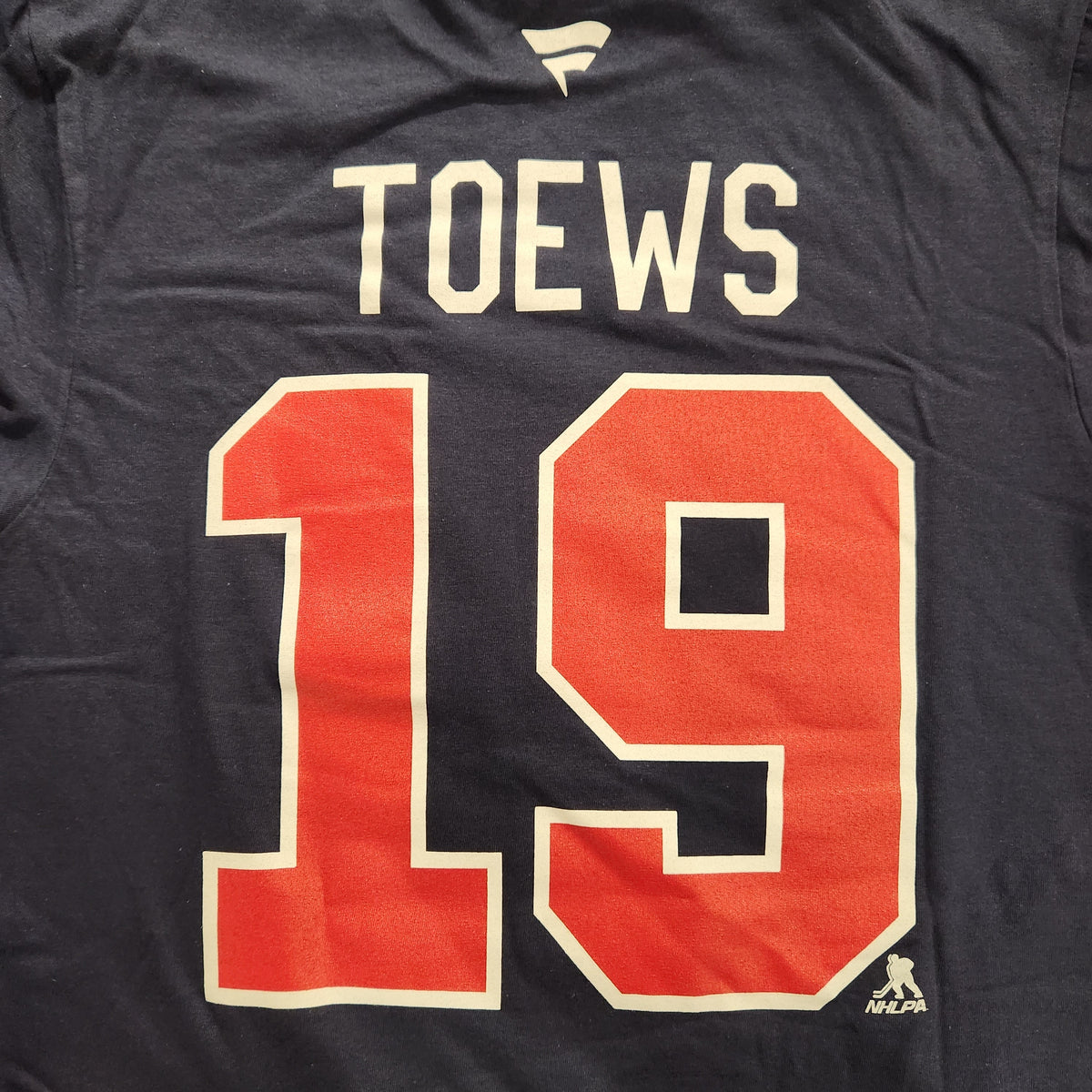 Jonathan Toews Winnipeg Jets NHL Fanatics Branded Men Navy Alternate Authentic T-Shirt product image 4, provided for visual