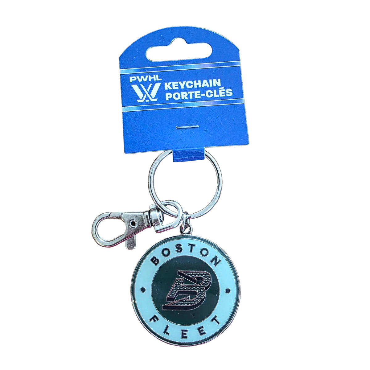 Boston Fleet PWHL TSV Team Logo Keychain product image 1, provided for visual reference and product detail review