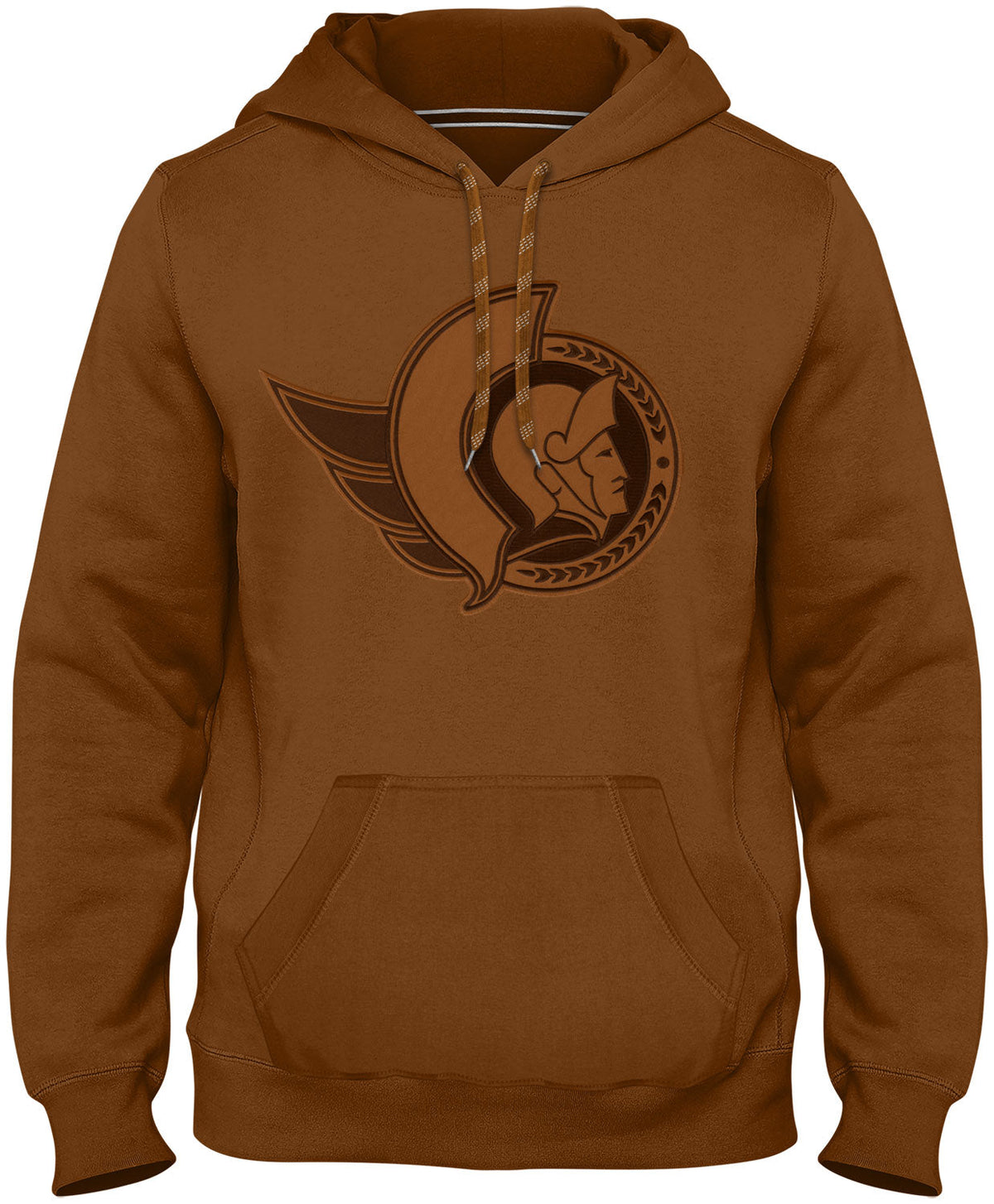 Ottawa Senators NHL Bulletin Men Tonal Dune Express Twill Logo Hoodie product image 1, provided for visual reference and