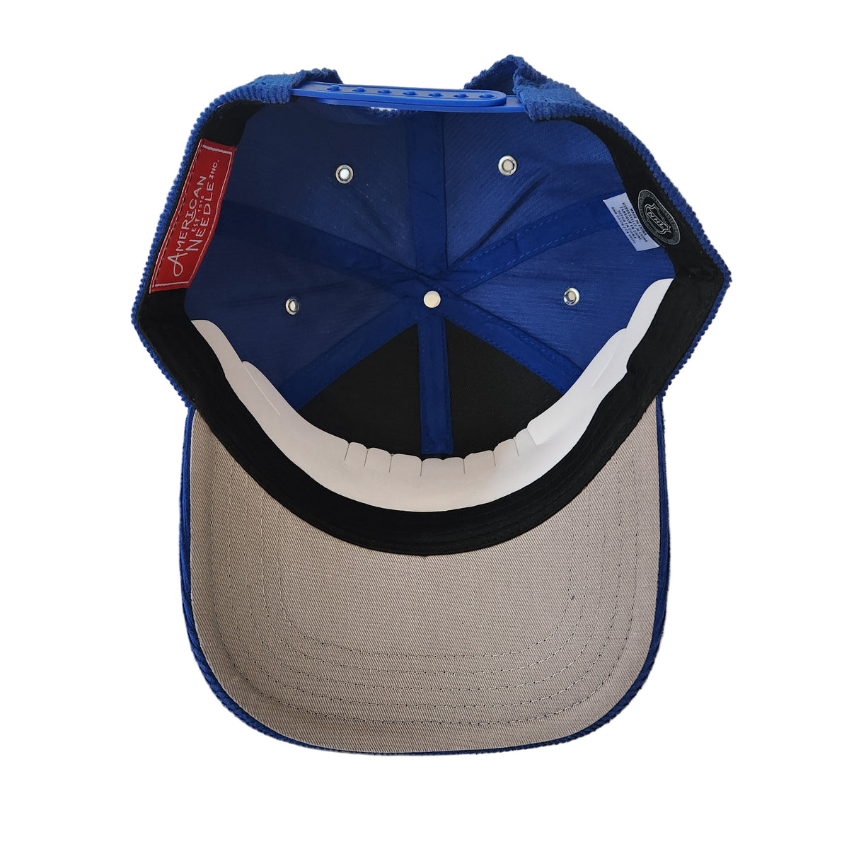 Toronto Maple Leafs NHL American Needle Men Royal Corduroy Valin Snapback product image 5, provided for visual reference and