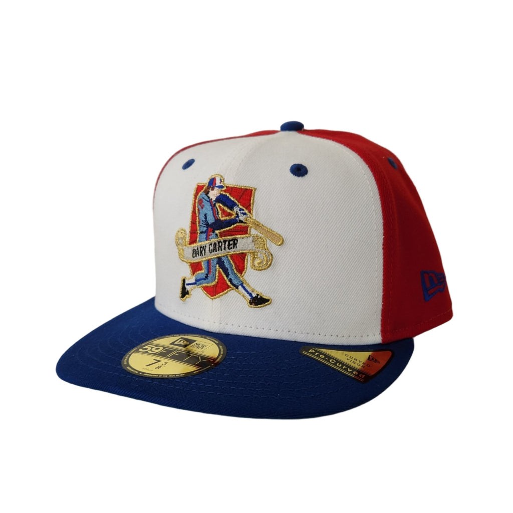 Gary Carter Montreal Expos MLB New Era Men Red 59Fifty Pre-Curved Hall Of Fame Fitted Hat product image 3, provided for